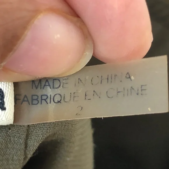 Alice + Olivia Womens Olive Green French Leather Suede Skirt SIZE 2 - Picture 7 of 9